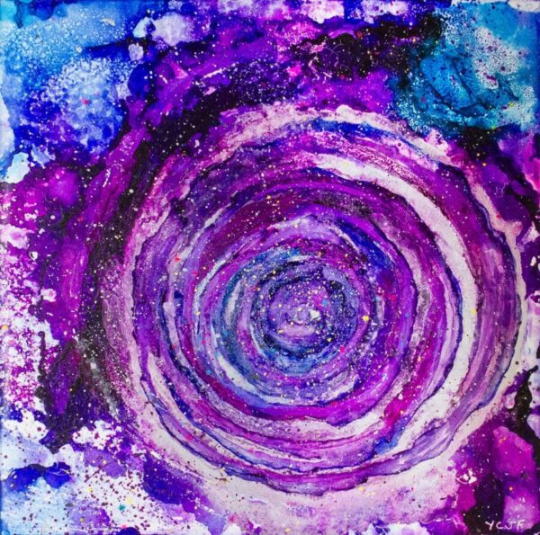 Journey to the centre of the milky way - 2023 - Alcohol Ink