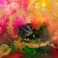 Colour Burst - 2021 - Alcohol Inks Colour Burst