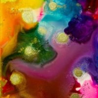 Cosmos Series 3 (Part 1) - 2021 - Alcohol Inks Cosmos Series