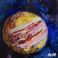 Jupiter - 2023 - Alcohol Ink Jupiter - 2023 - Alcohol Ink