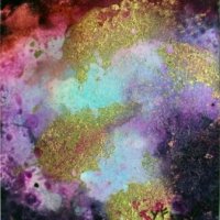 Meteor Shower - 2022 - Alcohol Inks Meteor Shower