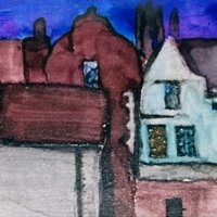 Houses of Yorkshire - 2024 - Alcohol Ink Houses of Yorkshire